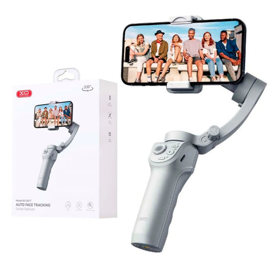 ESTABILIZADOR GIMBAL XO-SS17 CON SEGUIMIENTO FACIAL AUTOMÁTICO PARA SMARTPHONE –ESTABILIZADOR GIMBAL XO-SS17 CON SEGUIMIENTO FACIAL AUTOMÁTICO PARA SMARTPHONE –330° DE ROTACIÓN