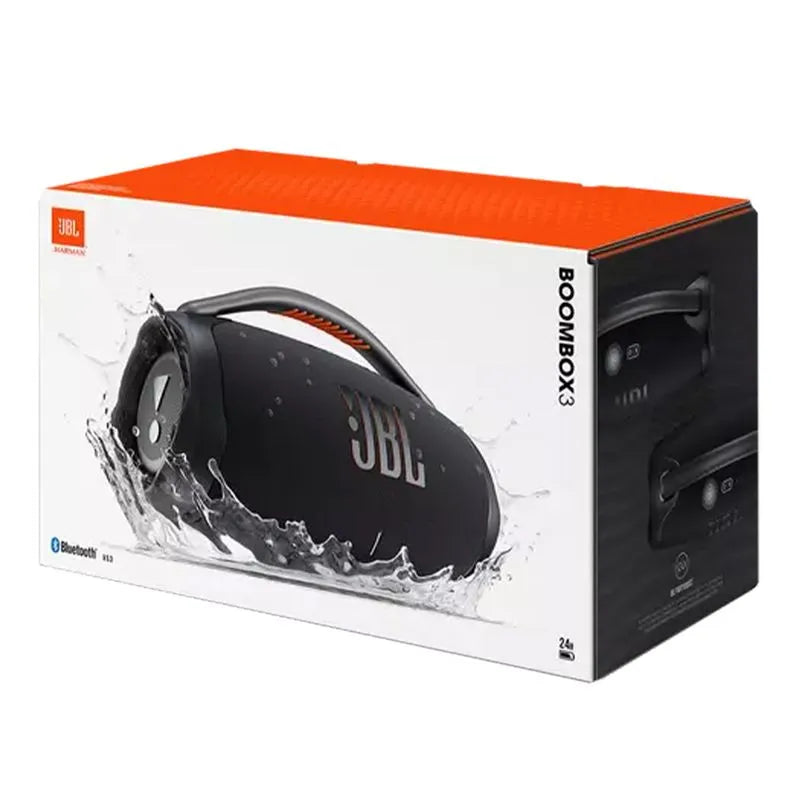Parlante bluetooth JBL Boombox 3 potencia 180W, resistente al agua IP67, hasta 24 horas de reproducción
