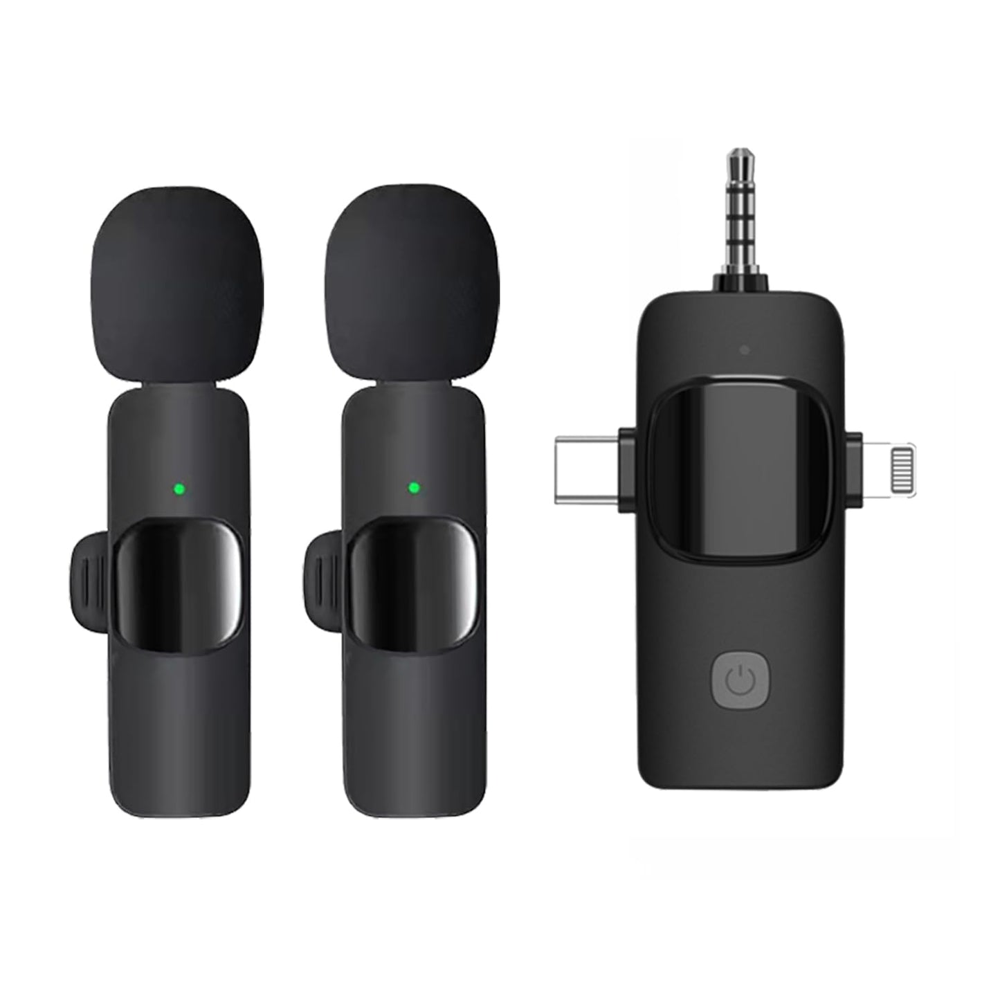 K15 Micrófono ZERO Inalámbrico con Reducción de Ruido para iPhone, Android, Smartphone, iPad, Computadora Mac, Cámara y mas