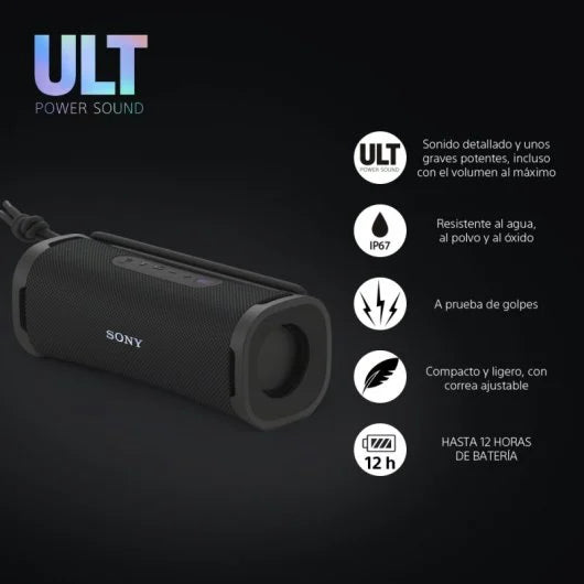 Bocina Bluetooth Sony ULT FIELD 1 – Potencia, Estilo y Resistencia al Agua IP67