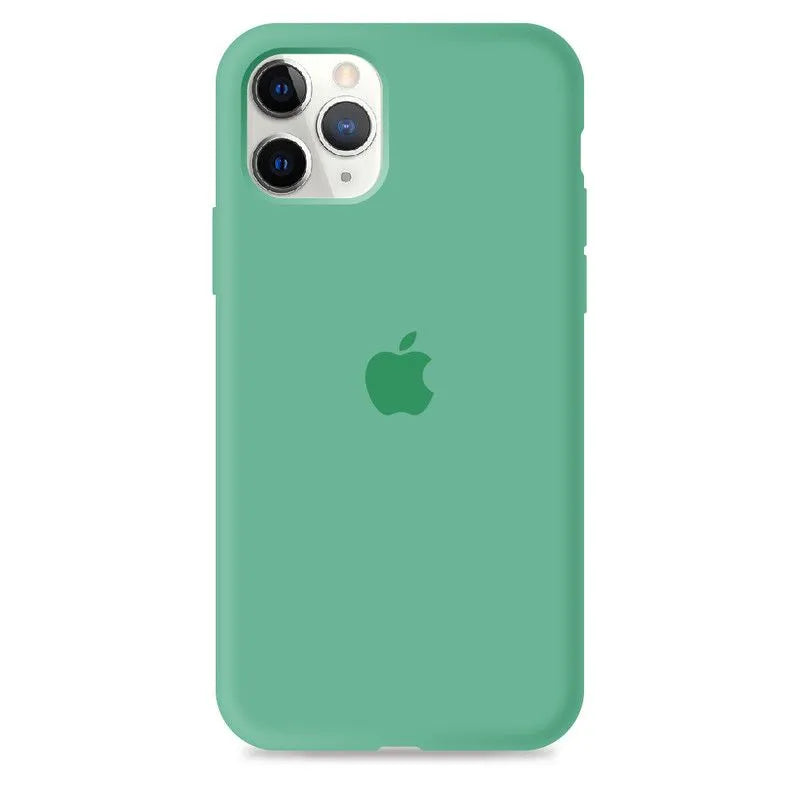Case silicona gamuzado logo apple for iPhone 14 pro max