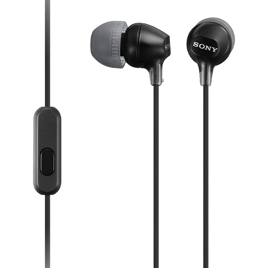 Audífonos Sony MDR-EX15AP con Micrófono – Sonido Nítido, Diseño In-Ear Cómodo y Cable Antienredos