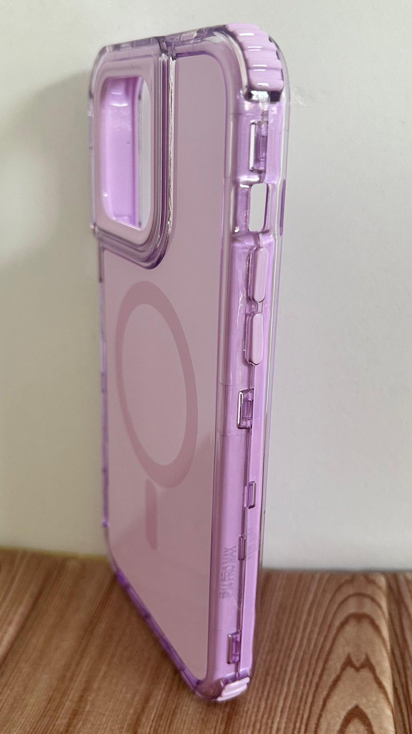 CASE BIRLLO 360 3en1 JELLY MAGASAFE GAMUZADO Iphone 15 pro max