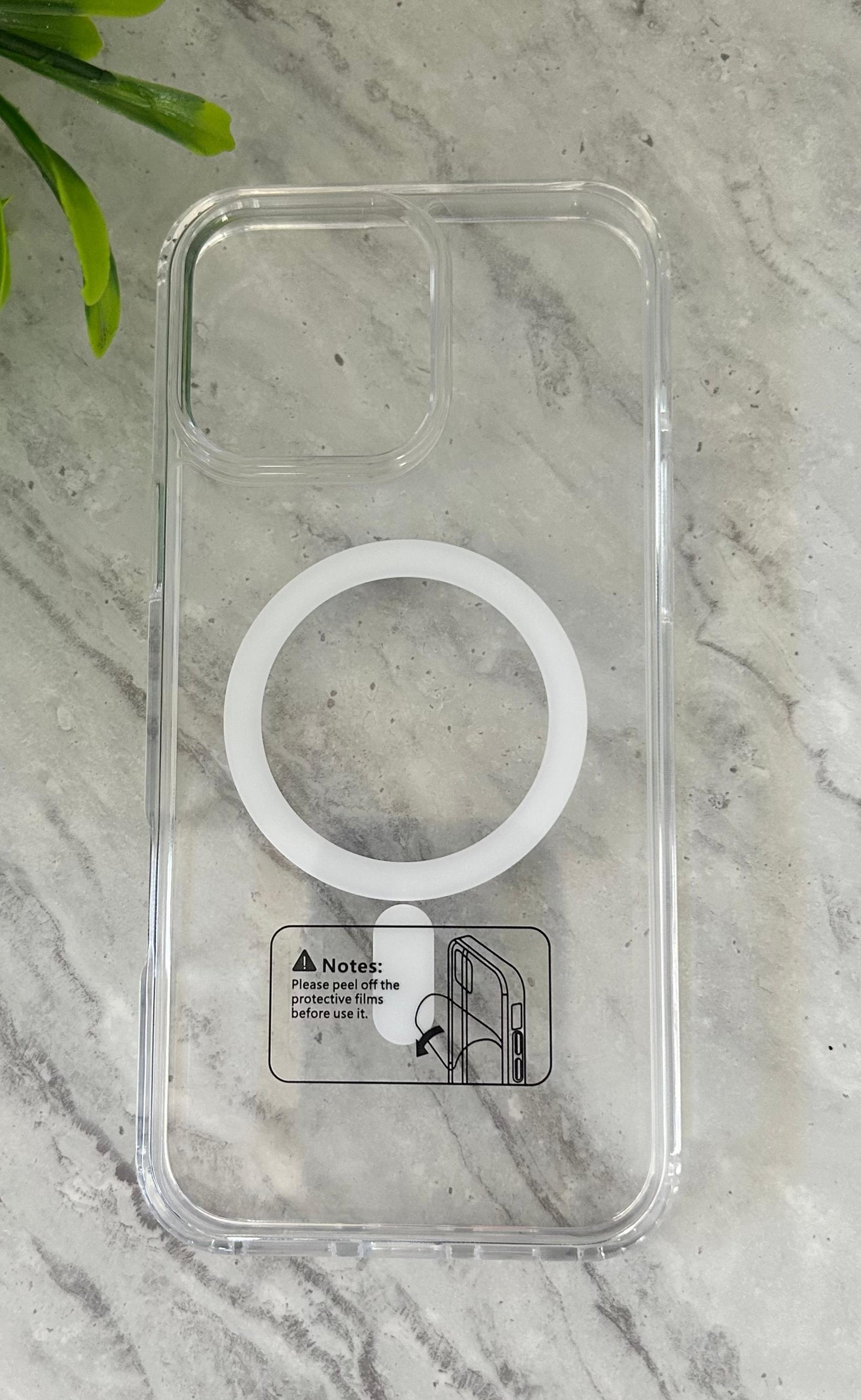 Case Magsafe transparente esquina resistente iPhone 12/12 pro
