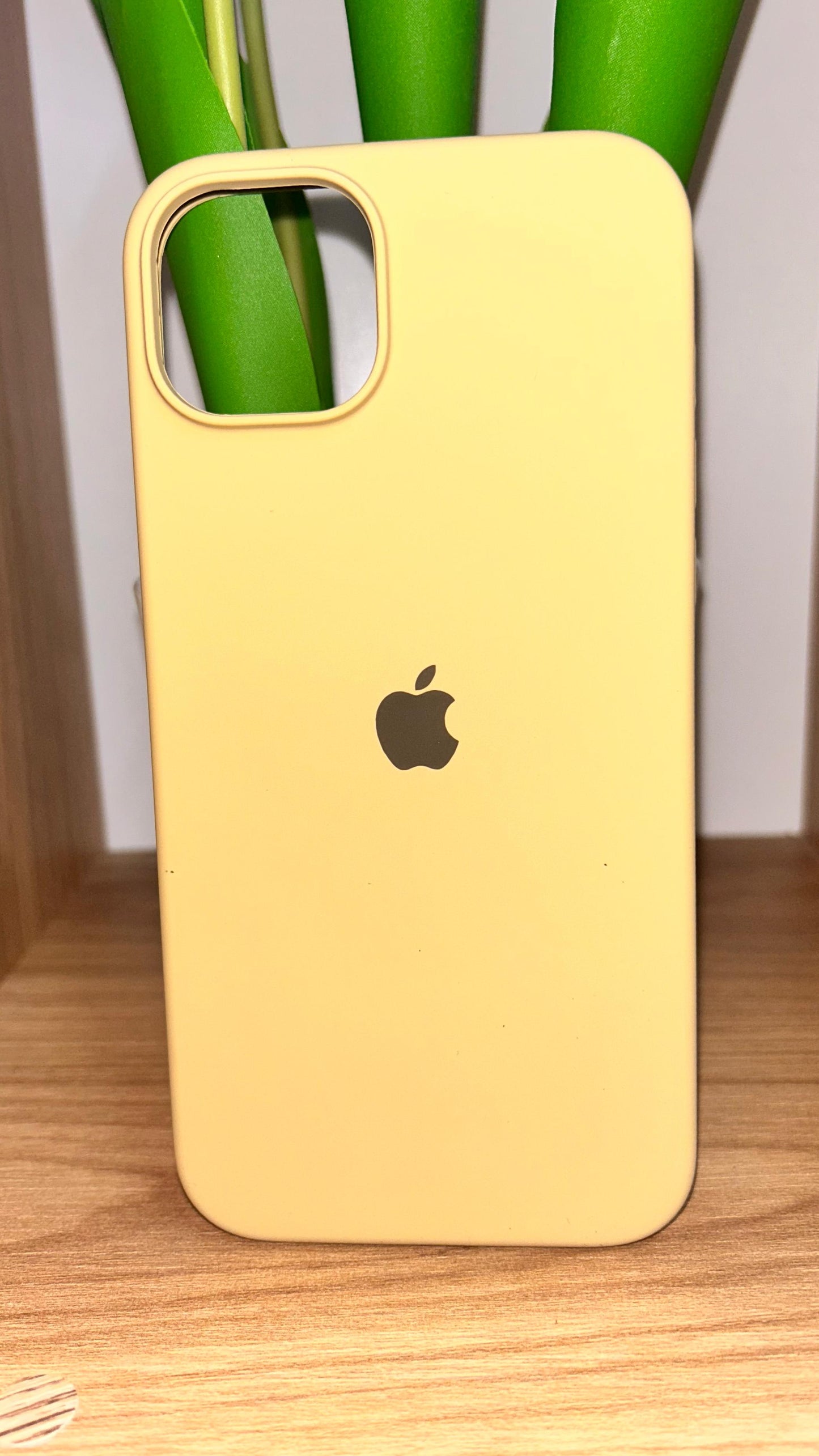 Case silicona gamuzado logo apple for iPhone 14 plus/15 plus
