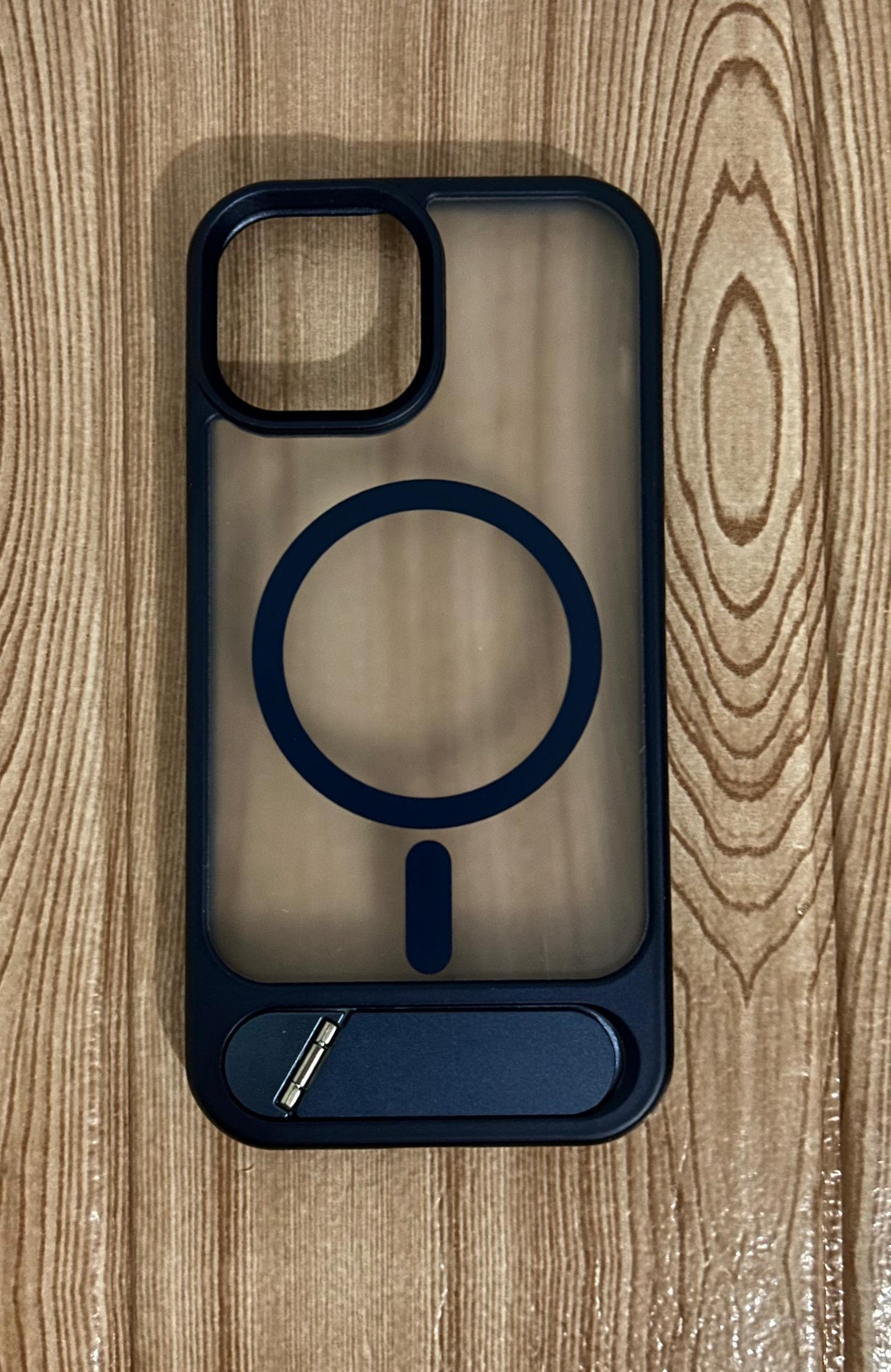 Case Magsafe premium ahumado| con soporte inferior Samsung s25 ultra