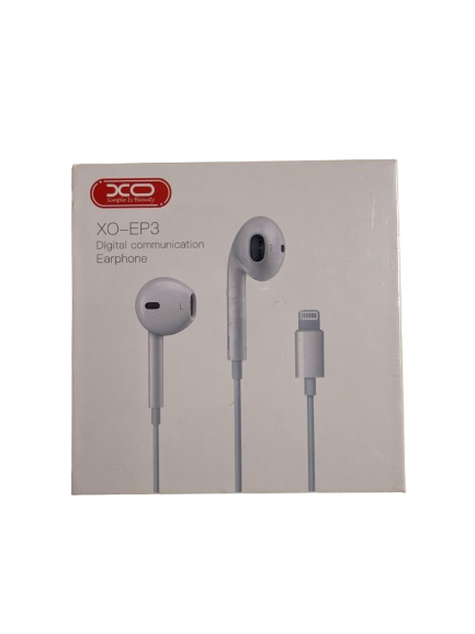 Auriculares XO-EP3 Lightning para iPhone con Micrófono y Sonido Digital