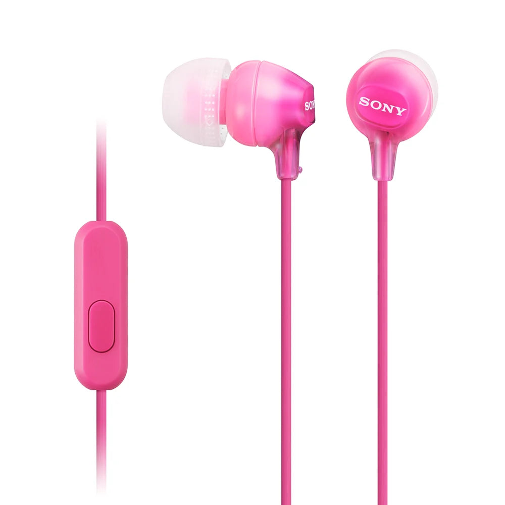 Audífonos Sony MDR-EX15AP con Micrófono – Sonido Nítido, Diseño In-Ear Cómodo y Cable Antienredos