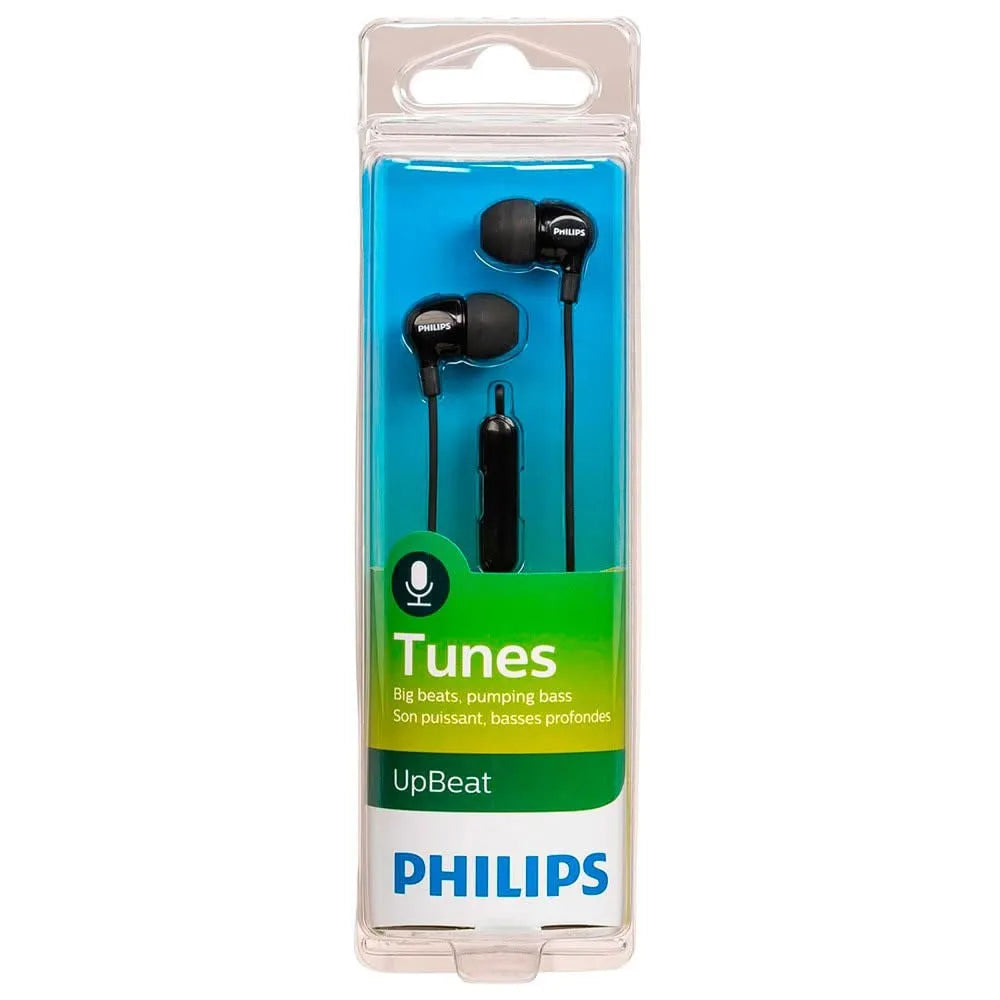 Audífonos Philips SHE3555 jack 3.5 UpBeat con Micrófono – Sonido Potente y Graves Profundos