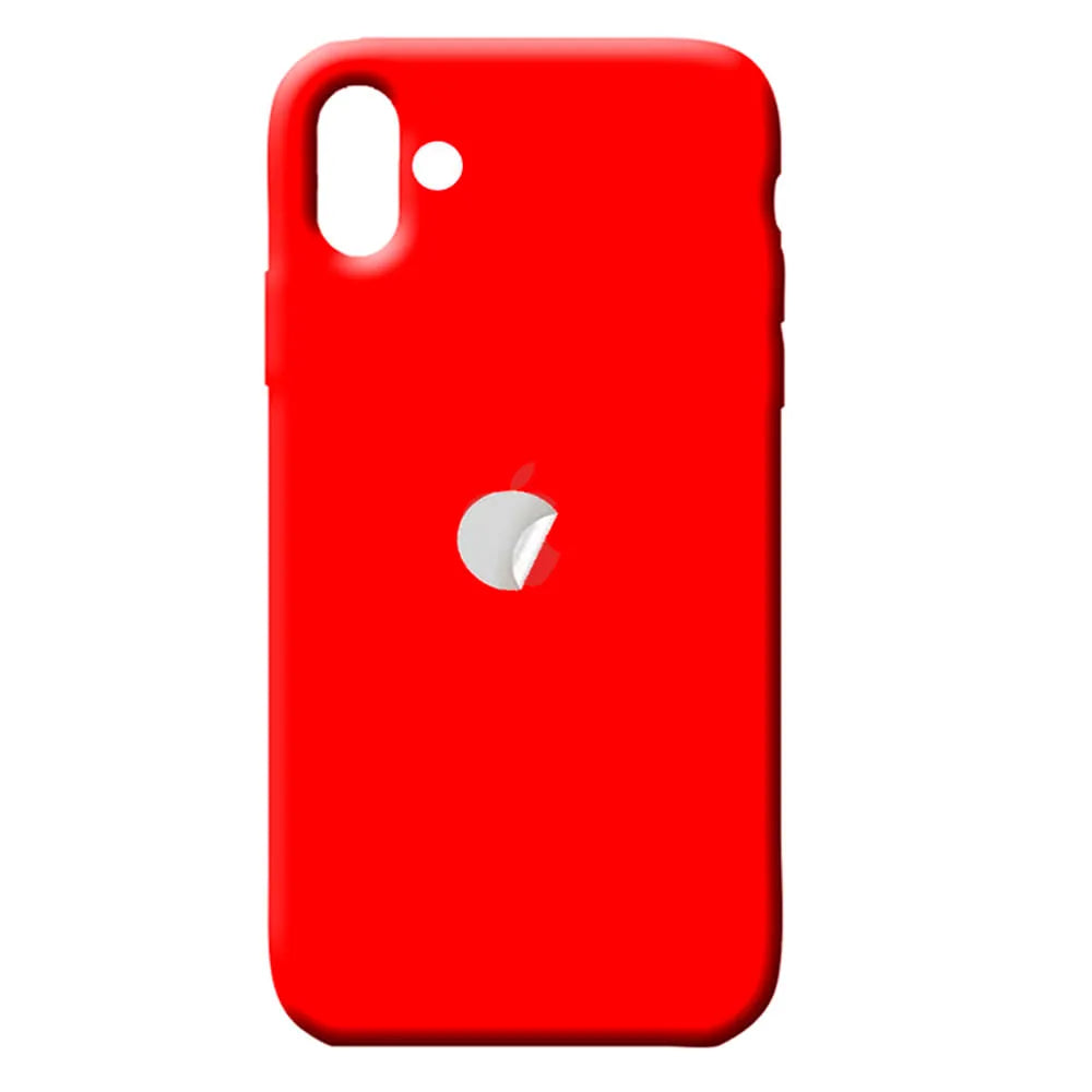 Case silicona gamuzado logo apple for iPhone 16 plus