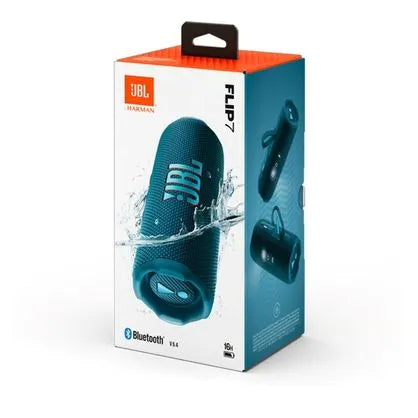 Parlante JBL Harman Flip 7 Bluetooth – Potencia Portátil, Sonido Envolvente, Resistente al Agua IPX7,16 HORAS