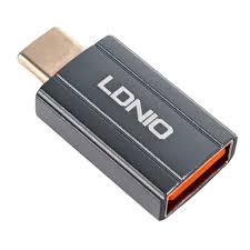 Adaptador LDNIO LC-140 USB-C a USB – Compatible con Carga y Datos