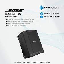 Bose S1 Pro+ – Bocina Profesional Todo en Uno con Bluetooth, Batería Recargable y Sonido Potente para Eventos y Presentaciones