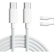 Combo Cargador + Cable USB-C a USB-C para iPhone – 20W Carga Rápida