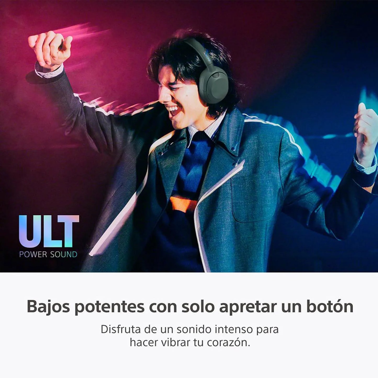 Audífonos Sony WH-ULT900N – ULT Power Sound, Cancelación de Ruido Digital, 30h de Batería, Bluetooth y Modo ULT