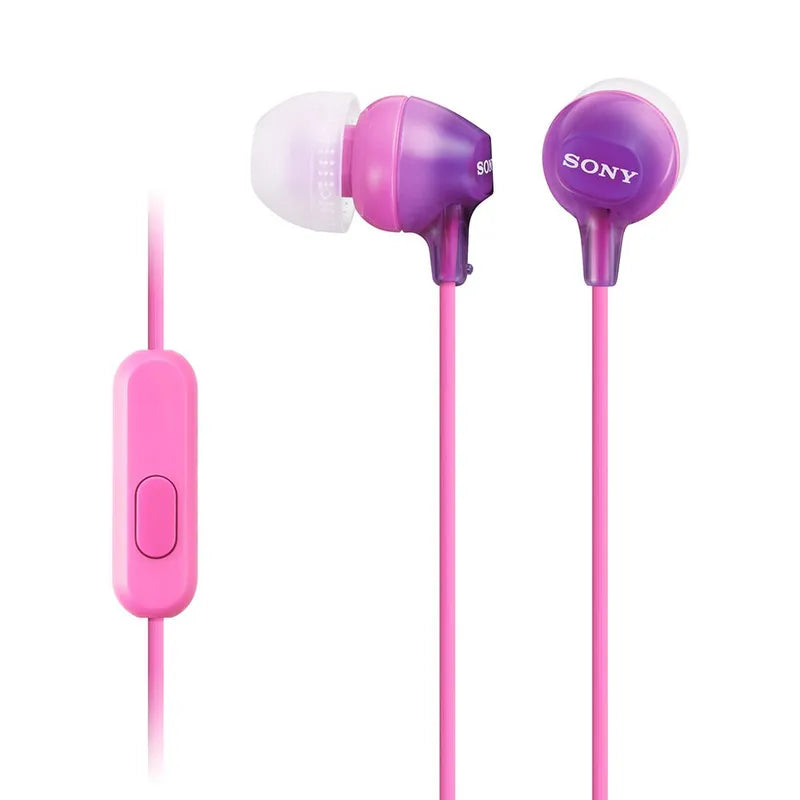 Audífonos Sony MDR-EX15AP con Micrófono – Sonido Nítido, Diseño In-Ear Cómodo y Cable Antienredos
