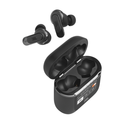 JBL Tour Pro 2 – Audífonos True Wireless Premium con Pantalla Táctil en el Estuche y Cancelación Activa de Ruido hasta 40h