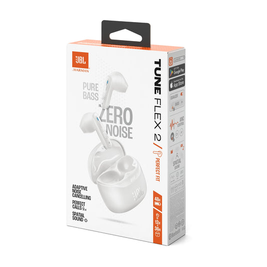 JBL Tune Flex 2 TWS | Audífonos Inalámbrico, Cancelación Adaptativa, Sonido Espacial y Hasta 48h de Batería