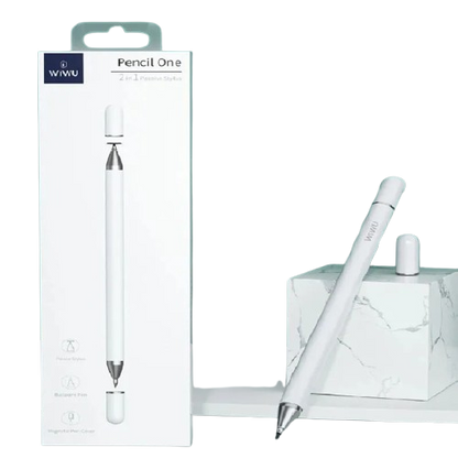 WiWU Pencil One – Lápiz Stylus 2 en 1 con Punta Táctil y Bolígrafo