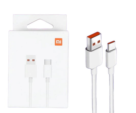 Cable Xiaomi Tipo-C 6A | Carga Rápida y Transferencia de Datos Ultra Rápida