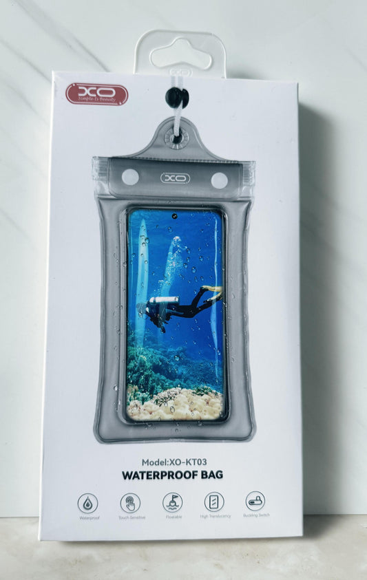 Funda Impermeable XO-KT03 para Celular | Sumergible y Táctil | Ideal para Playa, Piscina y Deportes Acuáticos