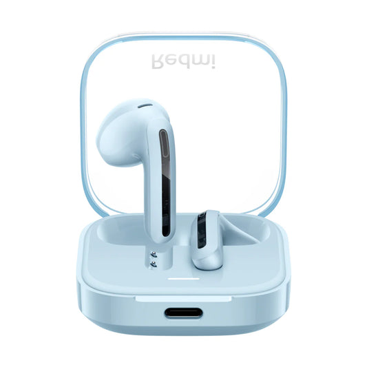 Xiaomi Redmi Buds 6 Active | Auriculares Inalámbricos con Diseño Semi-In-Ear y Estuche Transparente