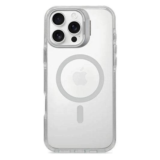 Case Magsafe transparente con parante en camara iPhone 11 6.1