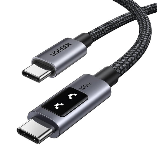 UNGREEN UNO Cable USB-C a USB-C PD 100W – 1 m