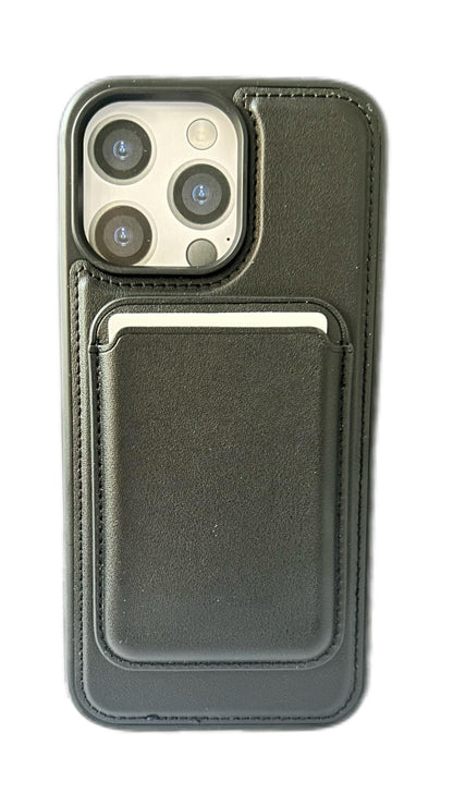 Case cuero premium con wallet iPhone 16 pro 6.3