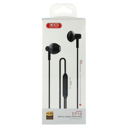 Auriculares con Cable 3.5 XO EP19 | Hi-Fi Audio | Micrófono Integrado y Control de Volumen