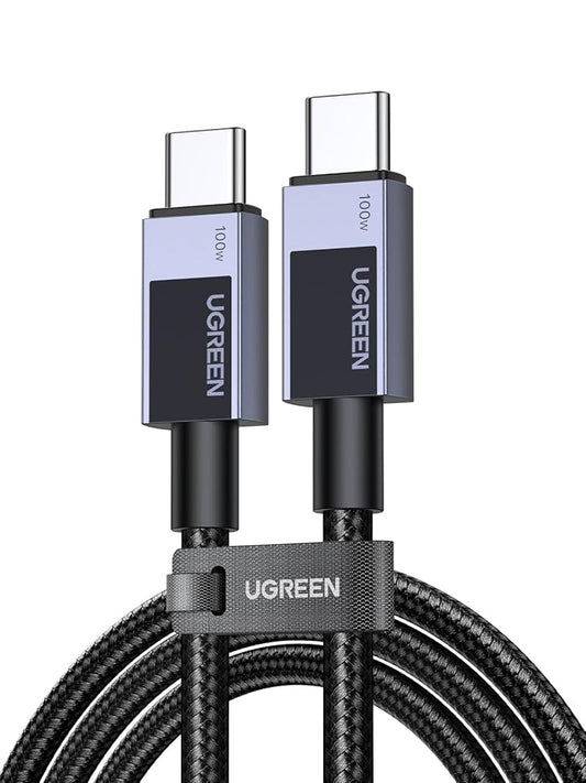 UNGREEN UNO Cable USB-C a USB-C PD 100W – 2 m