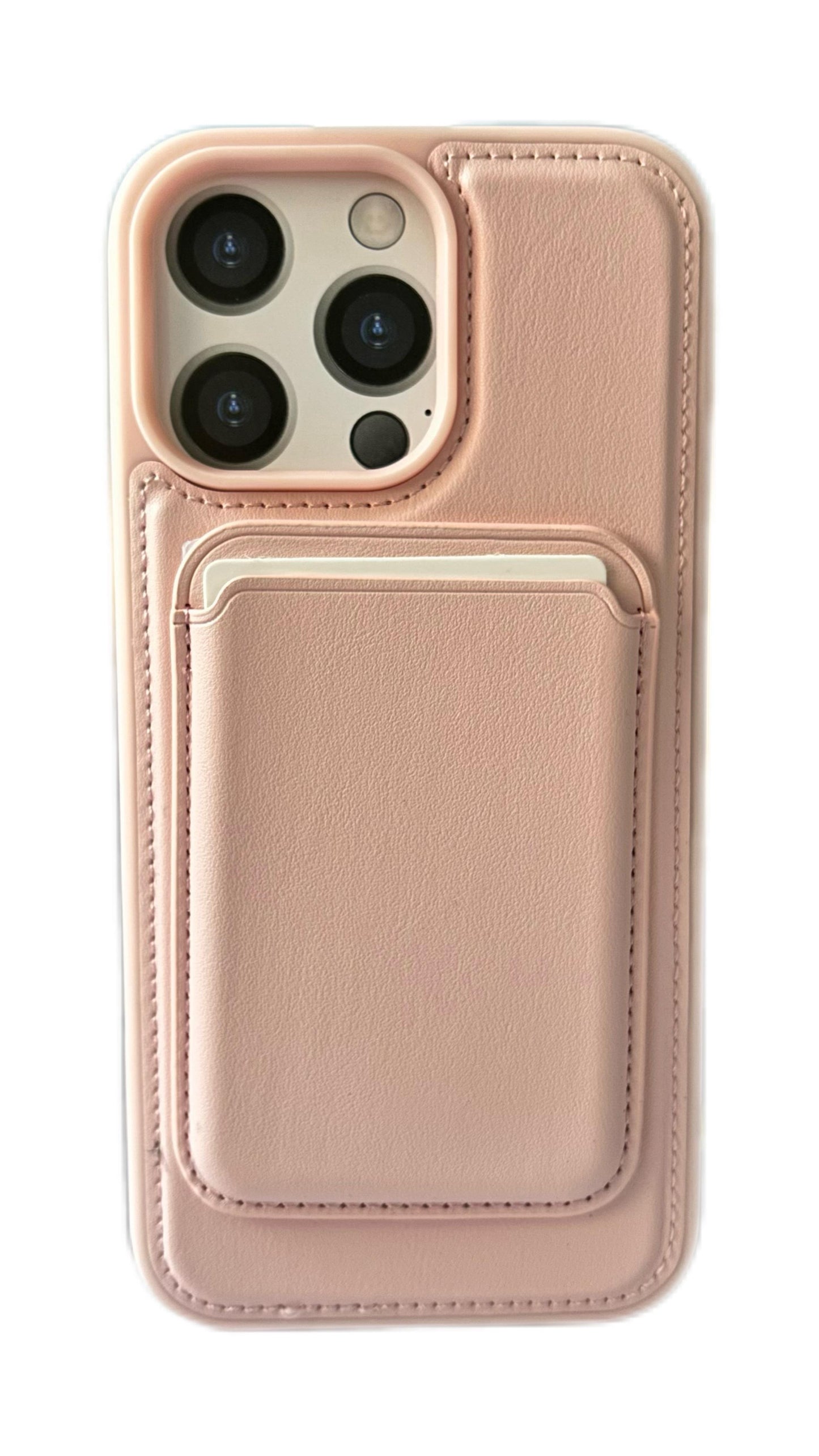 Case cuero premium con wallet iPhone 13/14/15 6.1