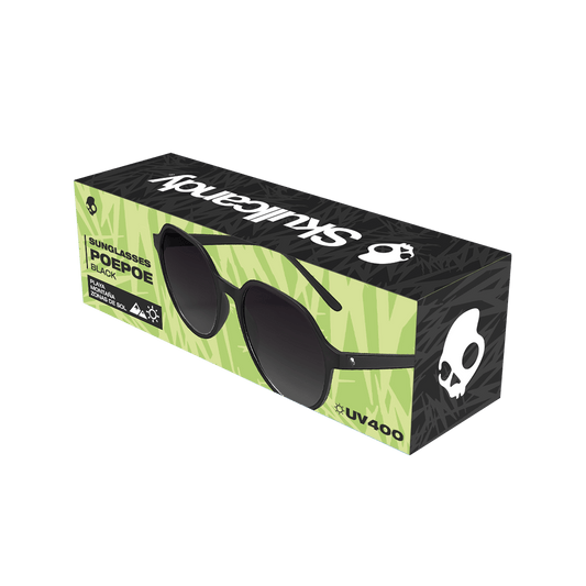 Lentes de Sol Skullcandy PoePoe Black – Protección UV400 Estilo Urbano