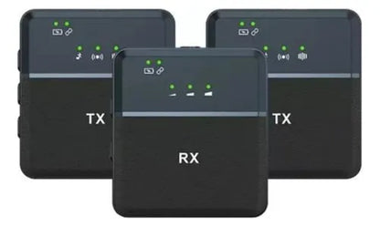 Micrófono Inalámbrico type c - SX9 Doble Transmisor y Receptor 2.4G – Ideal para Vlogs, Entrevistas y En Vivo