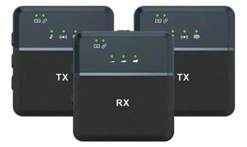 Micrófono Inalámbrico type c - SX9 Doble Transmisor y Receptor 2.4G – Ideal para Vlogs, Entrevistas y En Vivo