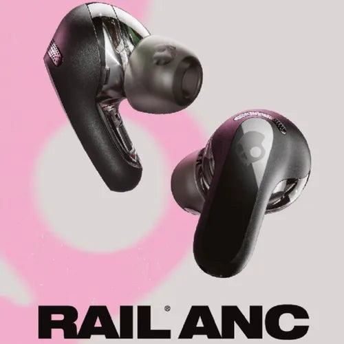 Skullcandy Rail ANC – Audífonos Inalámbricos con Cancelación Activa de Ruido, 38h de Batería y Micrófono HD