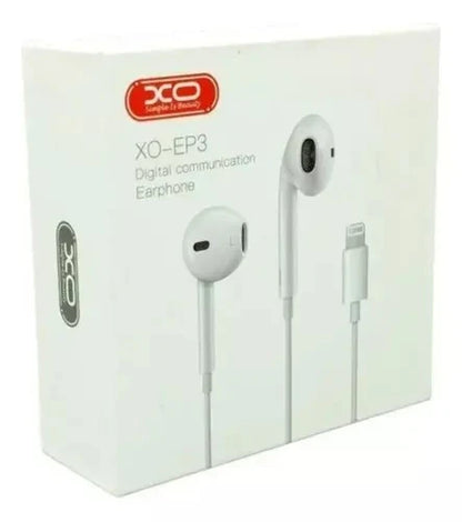 Auriculares XO-EP3 Lightning para iPhone con Micrófono y Sonido Digital