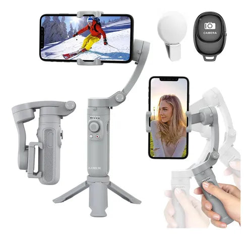 ESTABILIZADOR GIMBAL XO-SS17 CON SEGUIMIENTO FACIAL AUTOMÁTICO PARA SMARTPHONE –ESTABILIZADOR GIMBAL XO-SS17 CON SEGUIMIENTO FACIAL AUTOMÁTICO PARA SMARTPHONE –330° DE ROTACIÓN