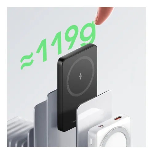 CARGADOR INALÁMBRICO MAGNÉTICO LDNIO PQ28 5,000MAH DE ALTA VELOCIDAD 15W PARA IPHONE Y ANDROID