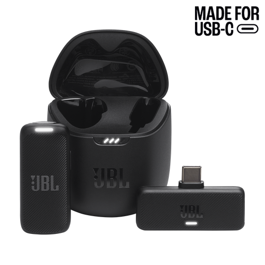JBL Quantum Stream Wireless USB-C | Micrófono Inalámbrico Profesional hasta 100 Metros