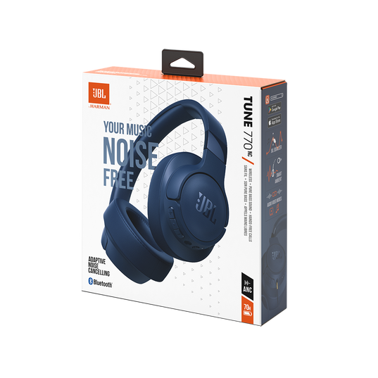 JBL Tune 770NC – Audífonos Inalámbricos Over-Ear con Cancelación de Ruido Adaptativa | Hasta 70h de Batería