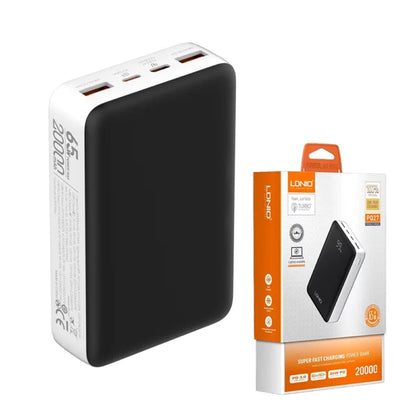 POWER BANK LDNIO 20000MAH CON CARGA RÁPIDA 22.5W Y CARGA INALÁMBRICA MAGNÉTICA