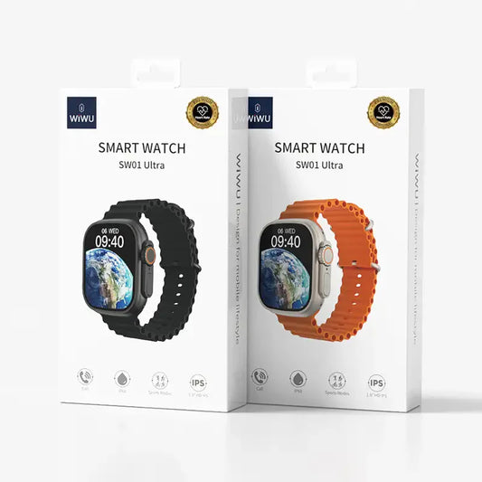 Smartwatch WiWU SW01 Ultra – Reloj Inteligente con Monitor de Salud y GPS