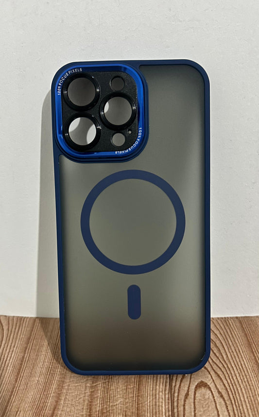 Case Magnética mate ahumado LD | protector de camara iPhone 16 6.1