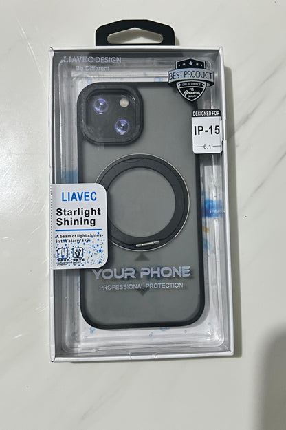 CASE STARLIGHT SHIELD LD|funda con Anillo parante Magsafe iPhone 13/14/15 6.1