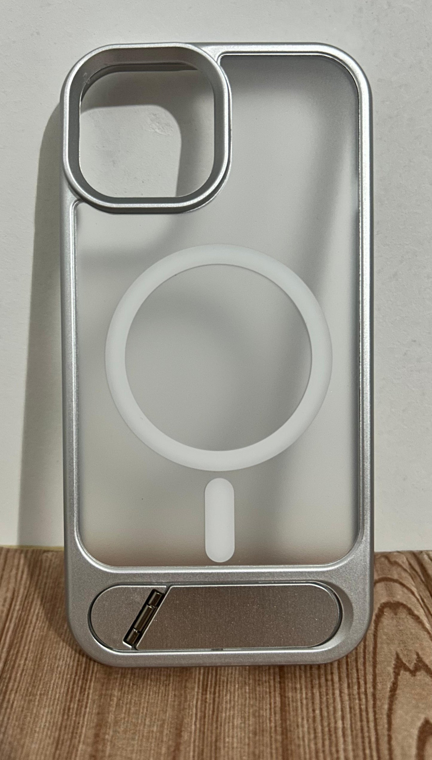 Case Magsafe premium ahumado RC | con soporte inferior iPhone 13 pro max