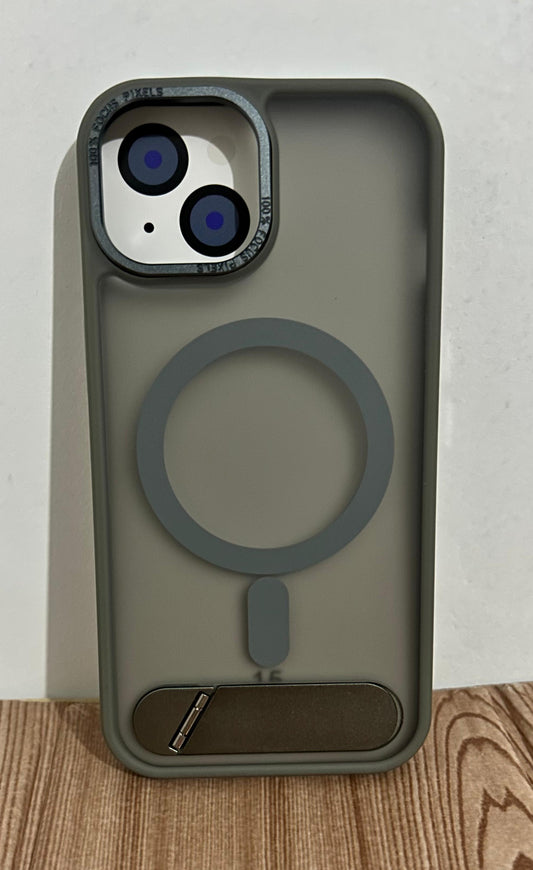 Case Magsafe premium ahumado RC | con soporte inferior iPhone 11 6.1