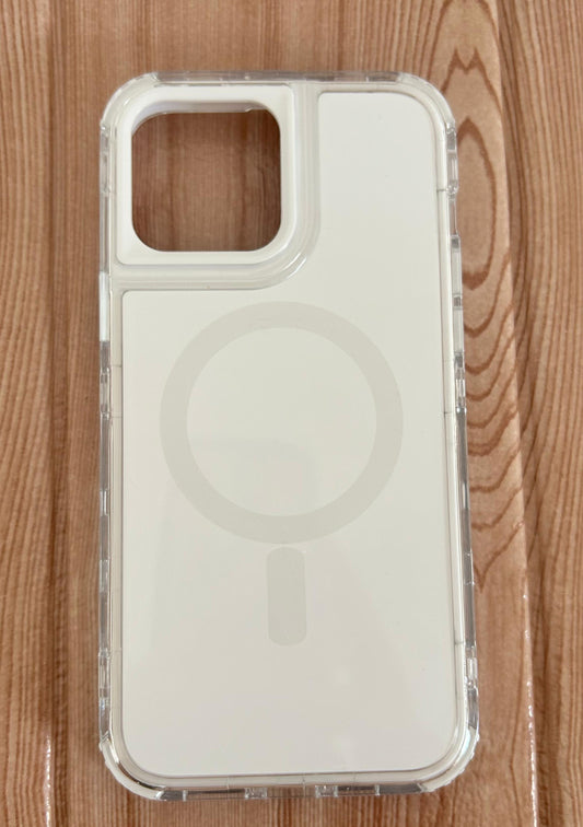 CASE BIRLLO 360 3en1 JELLY MAGASAFE GAMUZADO  Iphone 13 pro max
