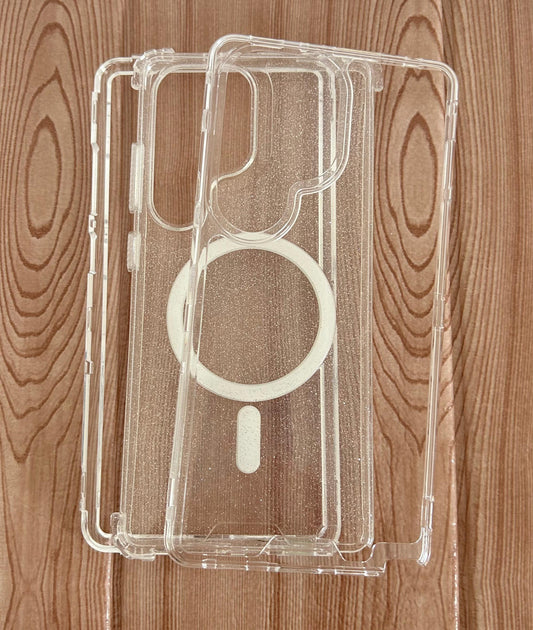 Case 360 3en1  MagSafe brillo escarcha premium iPhone 16 pro max