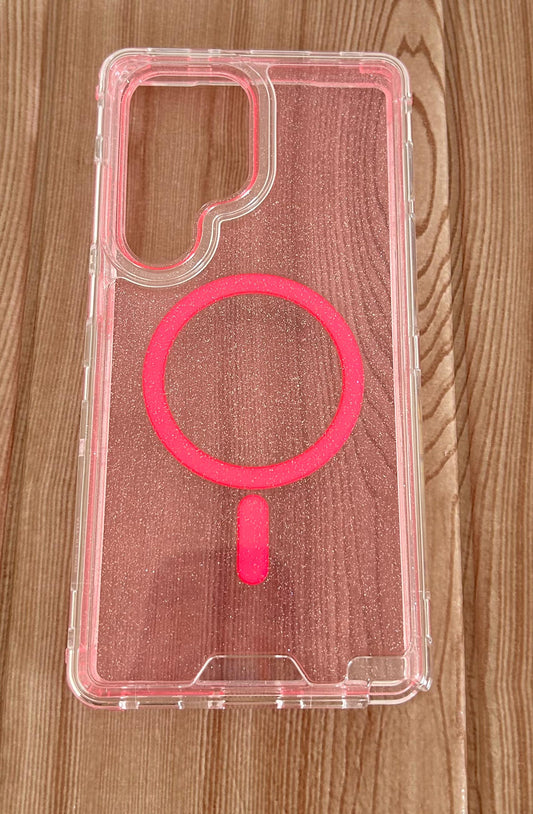 Case 360 3en1  MagSafe brillo escarcha premium iPhone 16 6.1